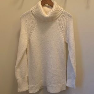 Cream cowl neck sweater
